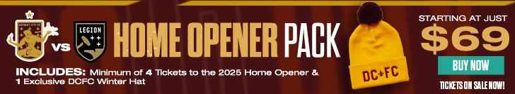Detroit City Football Club  Home Opener Pack